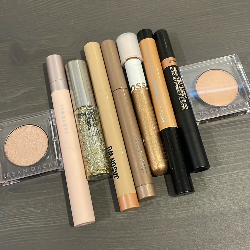 Lightly used/swatched only bundle of eye shadows